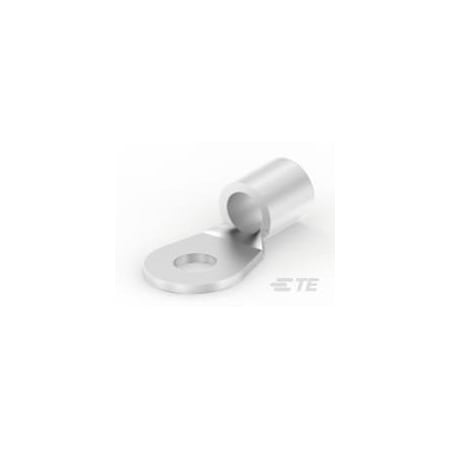 Te Connectivity Ring Terminal, #10 Stud Size, 8 AWG, Bare Insulated 8-33460-2
